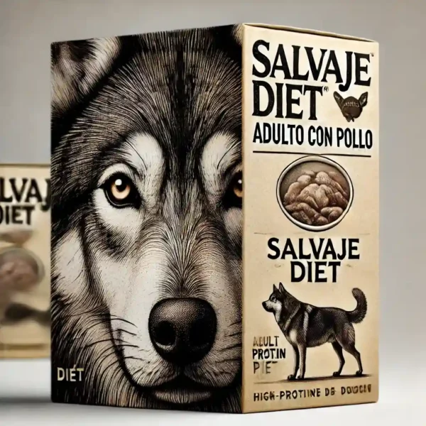 Caja comida húmeda pollo Salvaje diet